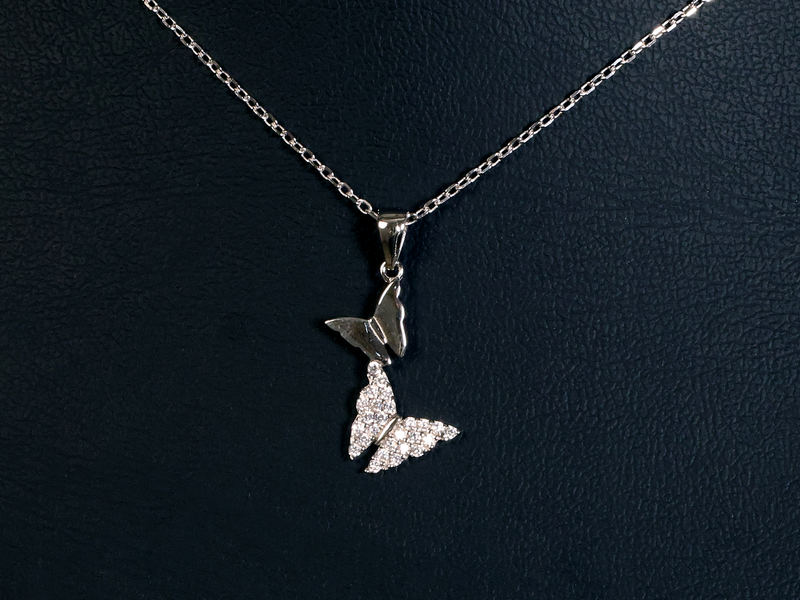 Liron Silver Zarif Kalp Kolye